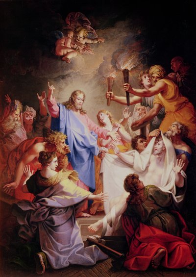 The Resurrection of Lazarus by Jean Baptiste Corneille